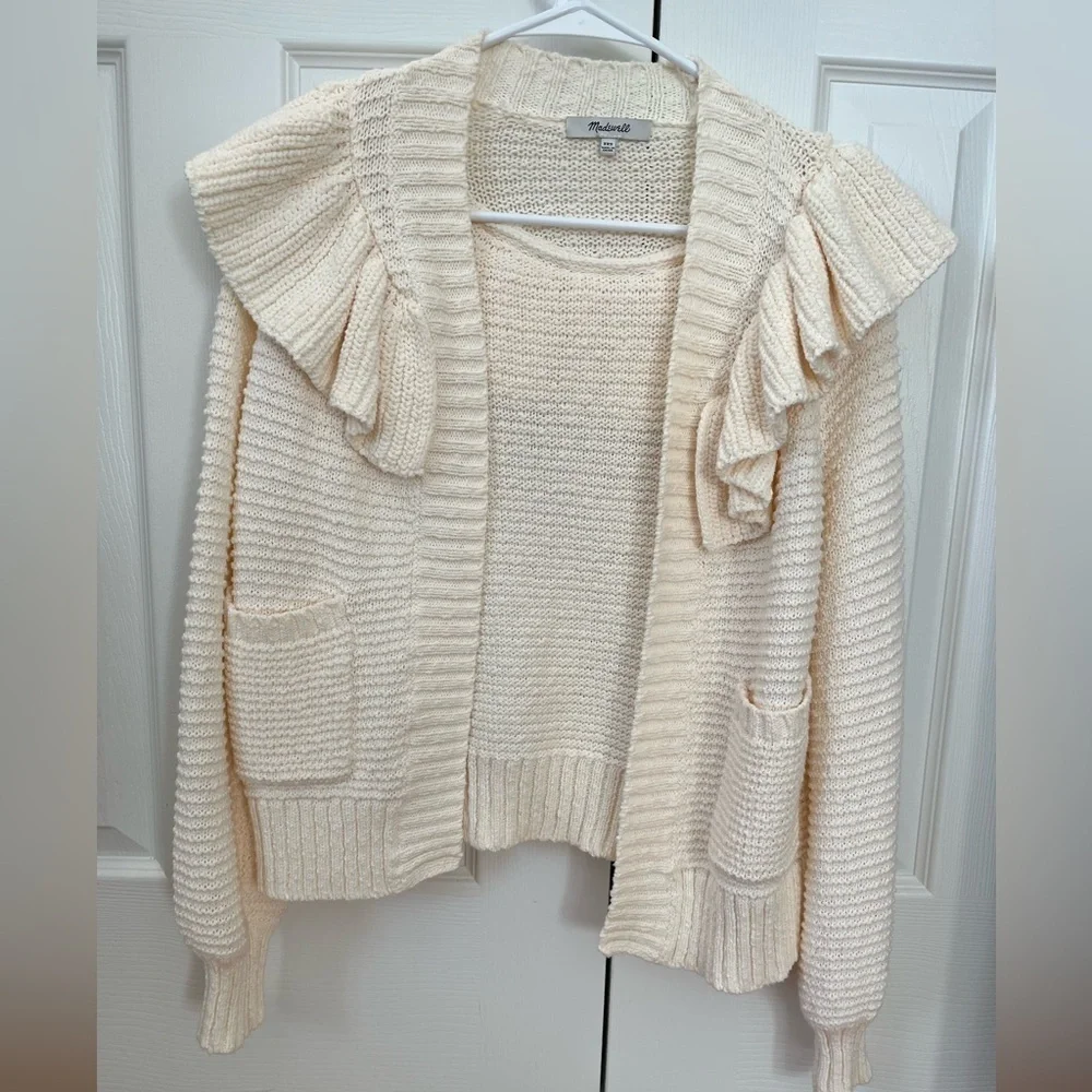 Madewell Cream Cardigan XXS - Picture 4 of 12